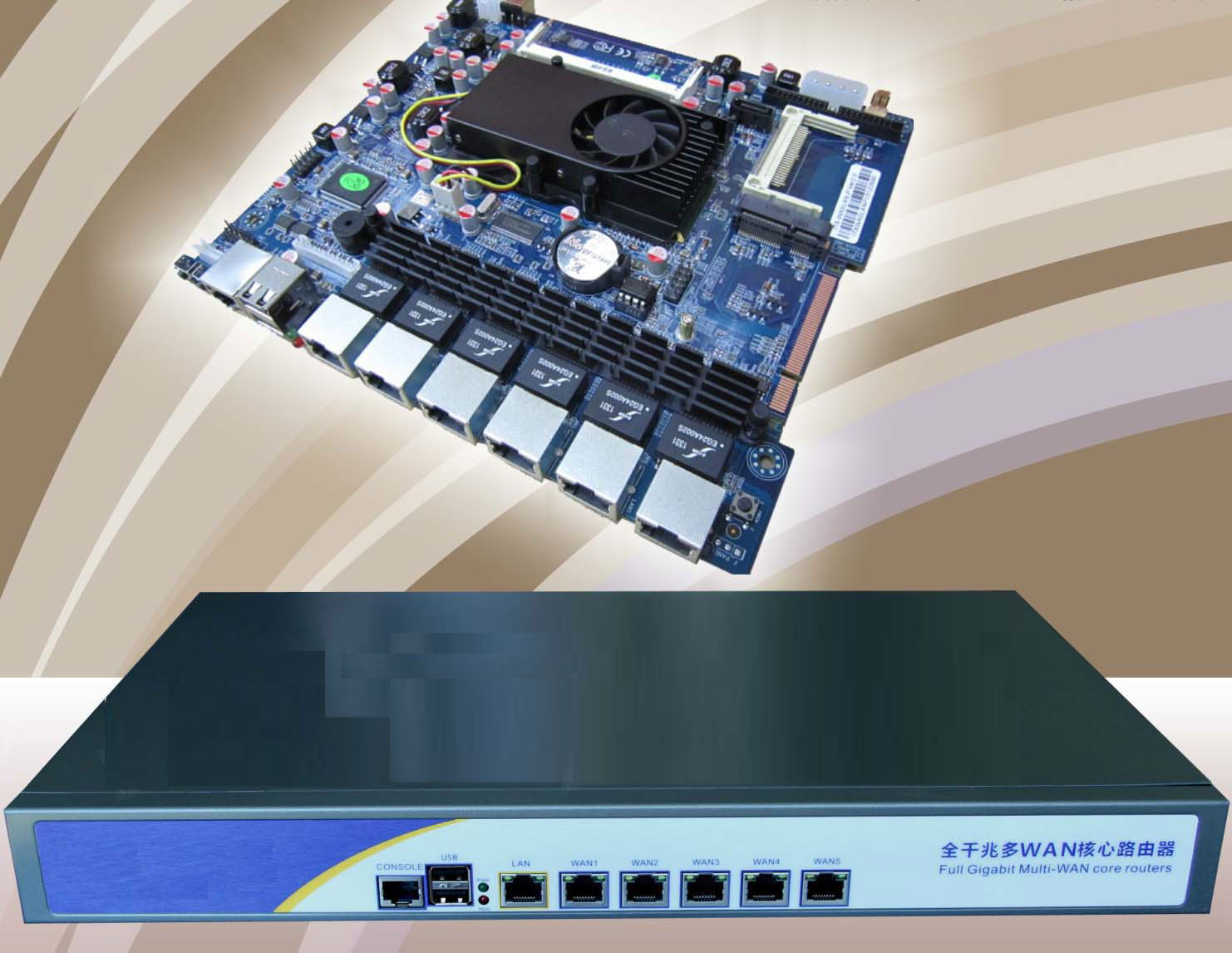 D525-6G -- 6 RJ45 1000M Router